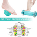 Foot Massager Massage Roller Yoga Massage Ball Plantar Fascia Roller Muscle Relaxation Sports Fitness Body Exercise Set