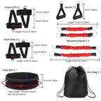 Boxen Pull Gürtel Bounce Stärke Trainer Basketball Jump Agile Pull Seil Bounce Widerstand Stretching Trainer Set
