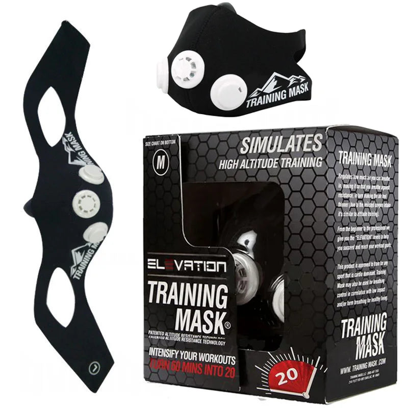 Pro Sport Training Mask 2.0 – High Altitude Simulation for Running, Cycling, Gym & Fitness Workouts