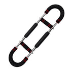 Adjustable U-Shaped Arm Exerciser With Foam Handle Spring Workout Bar Forearm Triceps Chest Expander Portable Fitness Equipment