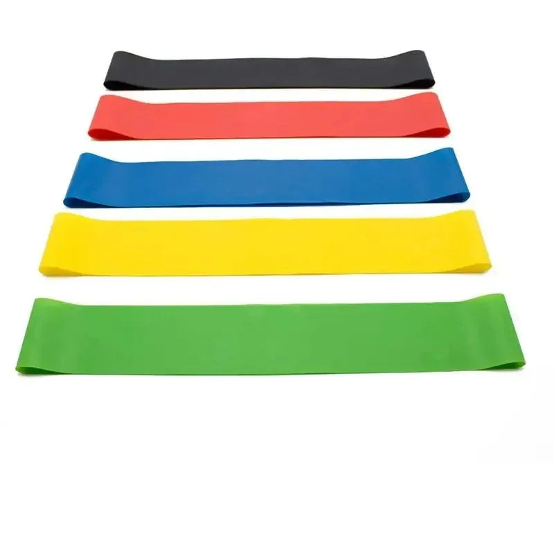 2 pecas Portable Fitness Workout Equipment Rubber Resistance Bands Yoga Gym Elastic Gum Strength Pilates Crossfit Women Weight Sports