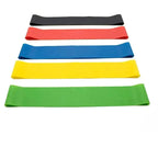 2 pecas Portable Fitness Workout Equipment Rubber Resistance Bands Yoga Gym Elastic Gum Strength Pilates Crossfit Women Weight Sports