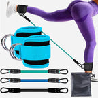 Knöchelriemen-Widerstandsbänder für Hüft- und Beinstärke, Zugseil, Fitness, elastisches Training, Zuhause, Yoga, Pilatus, Crossfit, Workout, Fitnessstudio