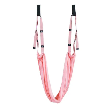 Adjustable Aerial Yoga Strap | Door Hanging Hammock Swing & Handstand Training Rope
