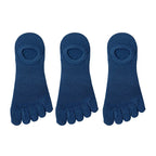 3 Pairs/lot Men's Socks Breathable Sweat Novelty Toe Socks Fashion Casual Breathable Finger Boat Sock High Quality Sox for Male