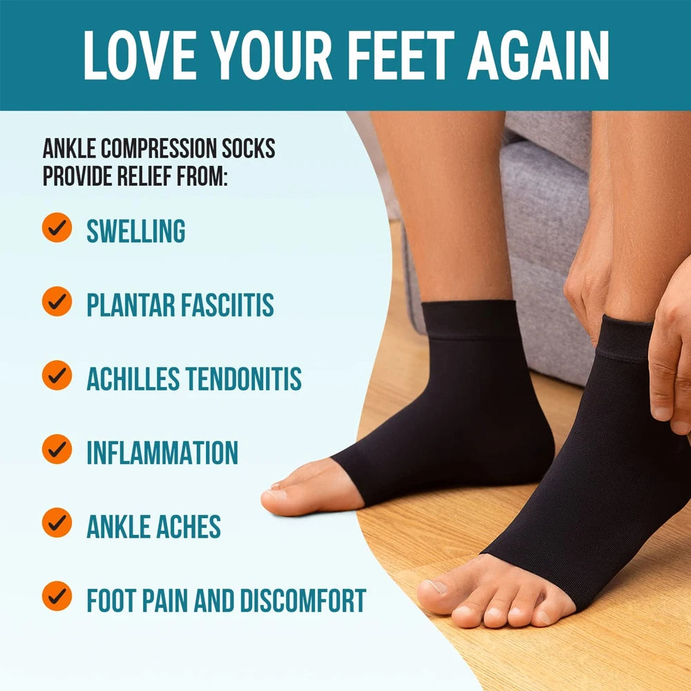 Compression Ankle Socks | Foot & Plantar Support