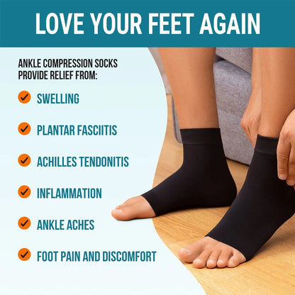 Compression Ankle Socks | Foot & Plantar Support