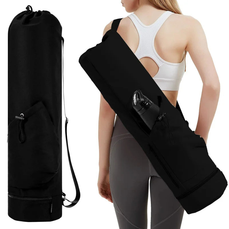 Yoga Mat Bag w/ Water Bottle Pocket & Wet Storage – Multi-Functional Carrier
