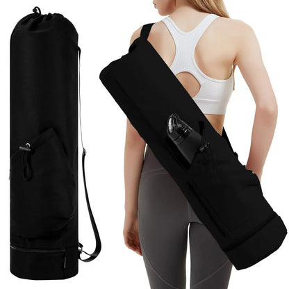 Yoga Mat Bag w/ Water Bottle Pocket & Wet Storage – Multi-Functional Carrier