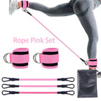 Knöchelriemen-Widerstandsbänder für Hüft- und Beinstärke, Zugseil, Fitness, elastisches Training, Zuhause, Yoga, Pilatus, Crossfit, Workout, Fitnessstudio
