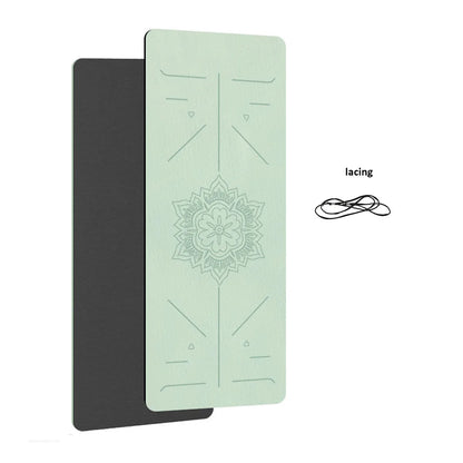 TPE Yoga Mat with Guide Line |  Non-Slip