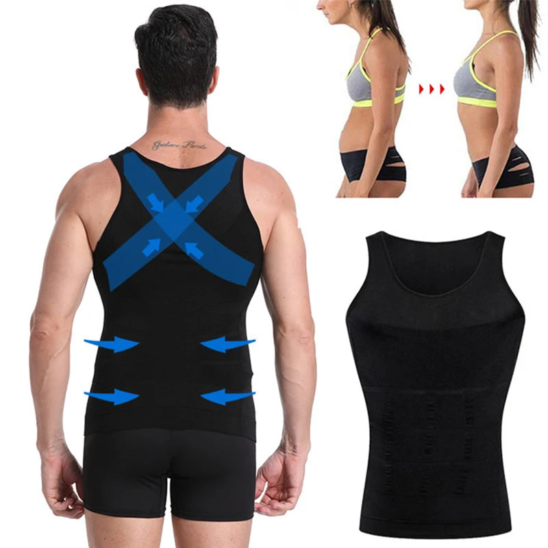 Men's Slimming Compression Vest | Movflux - Core Support