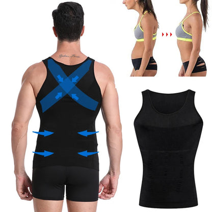 Men's Slimming Compression Vest | Movflux - Core Support