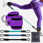 Knöchelriemen-Widerstandsbänder für Hüft- und Beinstärke, Zugseil, Fitness, elastisches Training, Zuhause, Yoga, Pilatus, Crossfit, Workout, Fitnessstudio