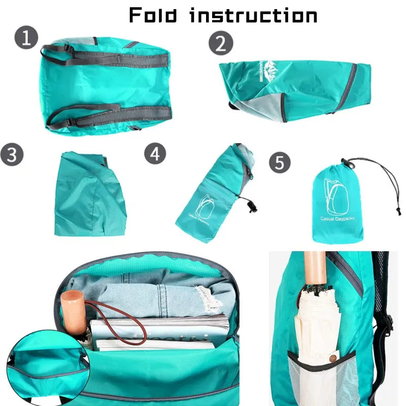 Ultralight Folding Backpack  Waterproof & Portable