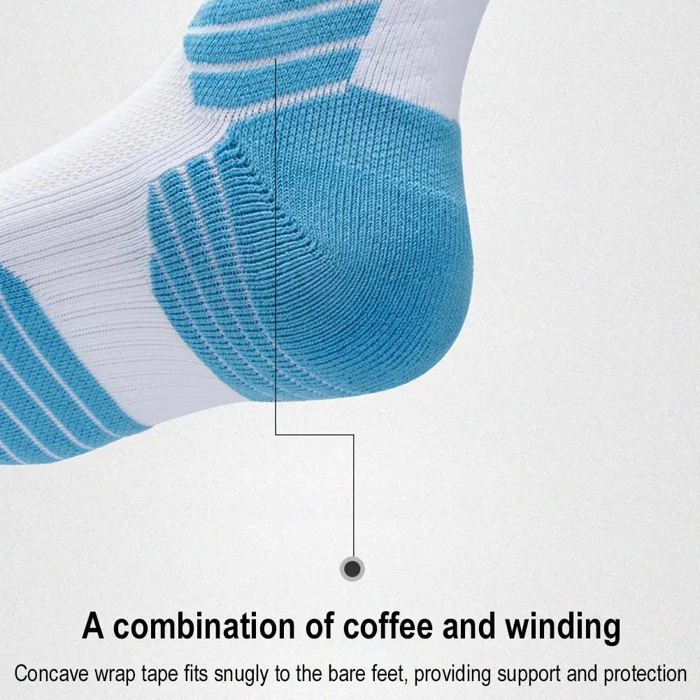 Bullfight 2.0 Men's High-top Sports Towel Basketball Socks Bottom Practical Professional Long-tube Mid-tube Elite Thick Running