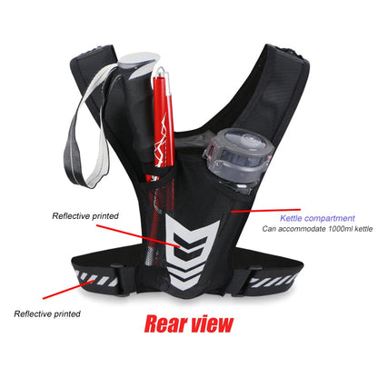 Reflective Running Vest |Phone & Key Holder