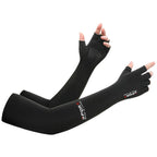 Summer Anti-UV Cooling ‌Ice Silk Arm Sleeves Breathable Stretchy Cover UV Protection Sun Sleeves for Cycling Running Sports 2 pair