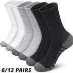 6/12 Pairs Men's Outdoor Gym Socks High Quality Comfortable Soft Ground-Gripping Football Large Size New Style
