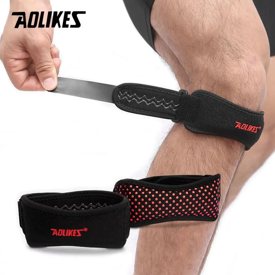 1PCS Patella Tendon Knee Straps, Knee Brace Knee Support Patellar Stabilizer for Running Hiking Tennis Jumping Arthritis