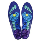 1 Pair Foot Acupressures Insoles Men Women Foot Massage Sport Insoles Magnetic Therapy Insoles for Relieve Fatigue Foot Training