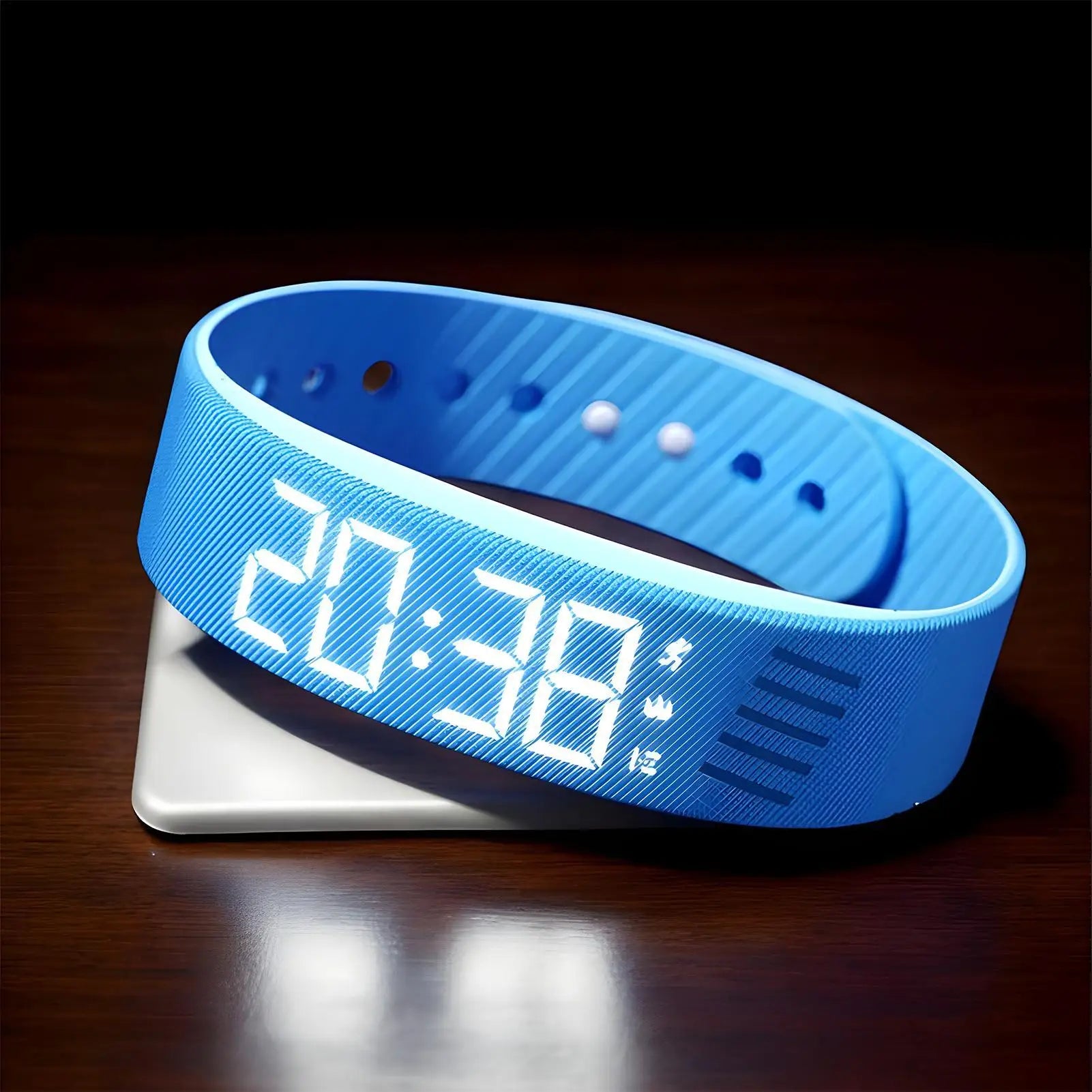 Smart Bracelet LED Digital Waterproof Smart Clock Smartband Silent Adjustable Smart Band Vibration Alarm Reminder Watch