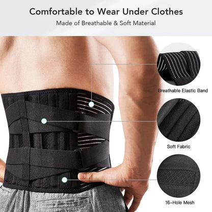 Lumbar Support Belt |Back Pain Relief & Compression